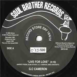 G.C Cameron - Live For Love mp3 album