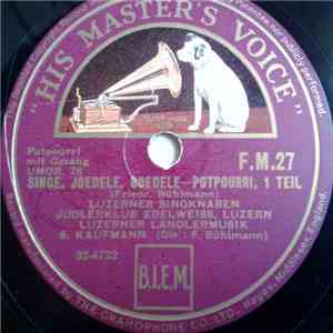 Luzerner Singknaben, Jodlerclub "Edelweiss", Luzerner Ländlermusik S.Kaufmann - Singe, Joedele, Boedele - Potpourri mp3 album