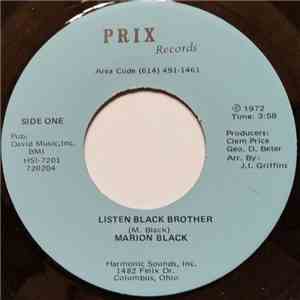 Marion Black - Listen Black Brother mp3 album