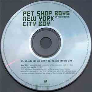 Pet Shop Boys - New York City Boy (US Radio Edits) mp3 album