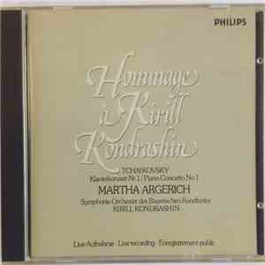 Tchaikowsky - Martha Argerich, Symphonie-Orchester Des Bayerischen Rundfunks, Kirill Kondrashin - Klavierkonzert Nr. 1 / Piano Concerto No. 1 mp3 album