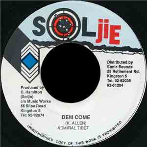 Admiral Tibet - Dem Come mp3 album
