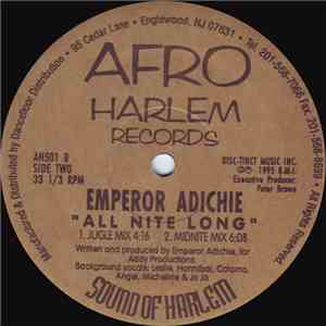 Emperor Adichie - All Nite Long mp3 album