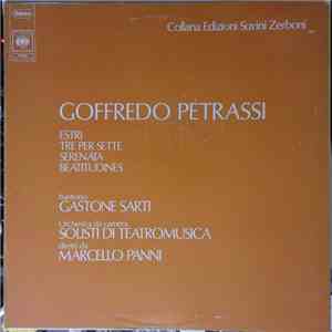 Goffredo Petrassi - Gastone Sarti, Solisti Di Teatromusica - Estri / Tre per Sette / Serenata / Beatitudines mp3 album