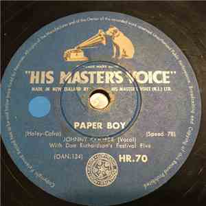 Johnny Cooper, Don Richardson's Festival Five - Paper Boy/See You Later Alligator mp3 album