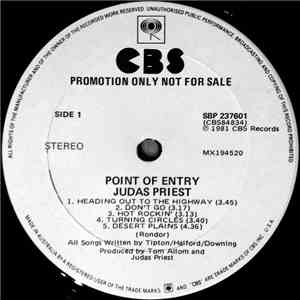 Judas Priest - Point Of Entry mp3 album