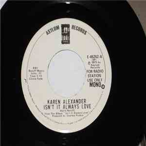 Karen Alexander - Isn't It Always Love mp3 album