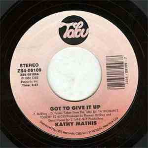 Kathy Mathis - Got To Give It Up / Baby I'm Hooked mp3 album