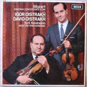 Mozart / Igor Oistrach - David Oistrach - Kyril Kondrashin - Moscow Philharmonic - Sinfonia Concertante K. 364 mp3 album