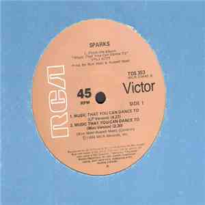 Sparks - Music That You Can Dance To mp3 album