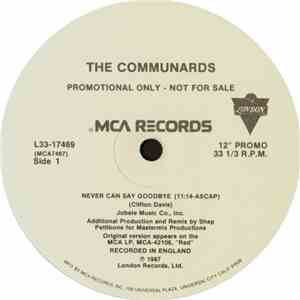 The Communards - Never Can Say Goodbye mp3 album