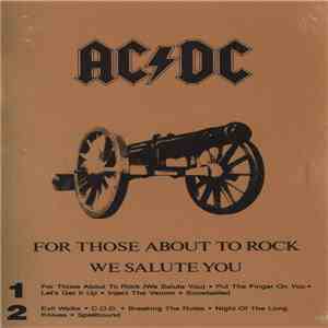 AC/DC - For Those About To Rock (We Salute You) mp3 album