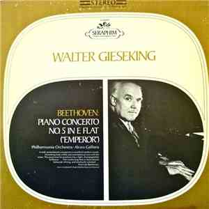 Beethoven - Walter Gieseking - Beethoven: Piano Concerto No 5 In E Flat ("Emperor") mp3 album