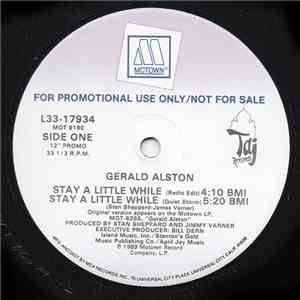 Gerald Alston - Stay A Little While mp3 album