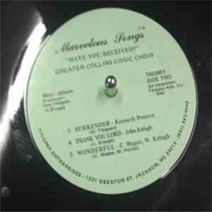 Greater Collins COGIC Choir - Have You Received? mp3 album