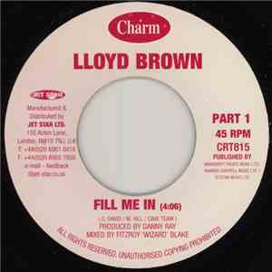 Lloyd Brown - Fill Me In mp3 album