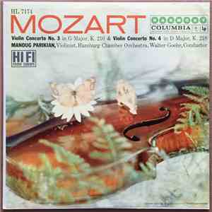Manoug Parikian, Walter Goehr - Mozart: Violin Concerto No. 3 in G Major, K. 216 & Violin Concerto No. 4 in D Major, K. 218 mp3 album