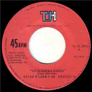 Oscar D'Leon Y Su Orquesta - Yo Quisiera Saber mp3 album