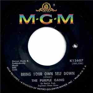 The Purple Gang - Bring Your Own Self Down / One Of The Bunch mp3 album