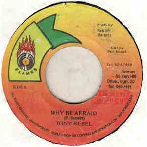 Tony Rebel - Why Be Afraid / Jah By My Side mp3 album