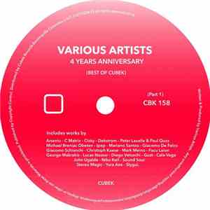 Various - 4 Years Anniversary Best Of Cubek Pt. 1 mp3 album