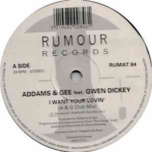 Addams & Gee - I Want Your Lovin' mp3 album