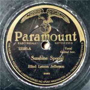 Blind Lemon Jefferson - Sunshine Special / Lonesome House Blues mp3 album