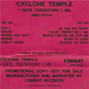 Cyclone Temple - I Hate Therefore I Am mp3 album