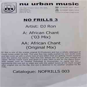DJ Ron - African Chant mp3 album