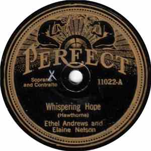 Ethel Andrews and Elain Nelson - Whispering Hope / Sweet Hour Of Prayer mp3 album