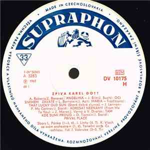 Karel Gott - Zpívá Karel Gott mp3 album
