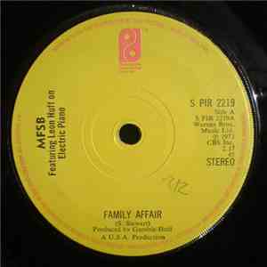 MFSB - Family Affair / Lay In Low mp3 album