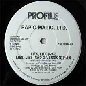 Rap-O-Matic, Ltd. - Lies, Lies mp3 album