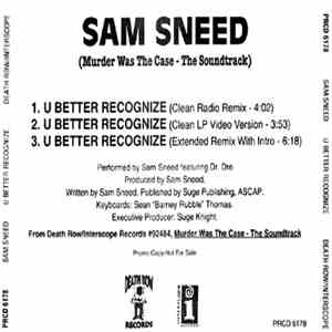 Sam Sneed - U Better Recognize mp3 album