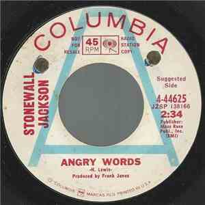 Stonewall Jackson - Angry Words mp3 album