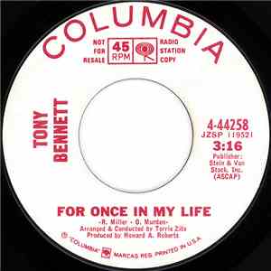 Tony Bennett - For Once In My Life mp3 album
