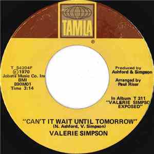 Valerie Simpson - Can't It Wait Until Tomorrow mp3 album