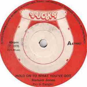 Barbara Jones / G. G. All Stars - Hold On To What You've Got / Part Two Dub mp3 album
