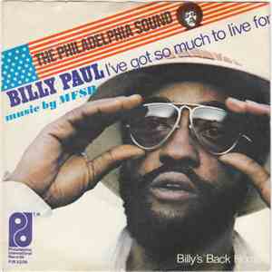 Billy Paul - I've Got So Much To Live For mp3 album