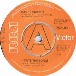 David Cassidy - I Write The Songs mp3 album