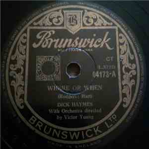 Dick Haymes - Where Or When / They Didn't Believe Me mp3 album