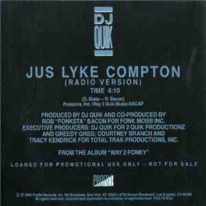 DJ Quik - Jus Lyke Compton mp3 album