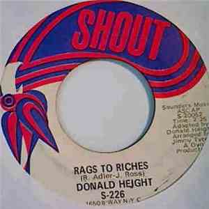 Donald Height - Rags To Riches / Please Don't Hurt Me mp3 album
