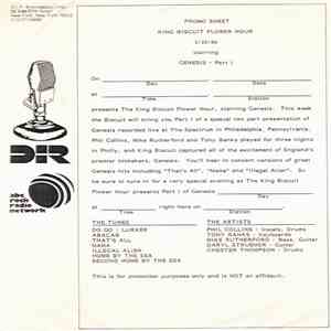 Genesis - King Biscuit Flower Hour: Live In Philadelphia Two Part Special mp3 album