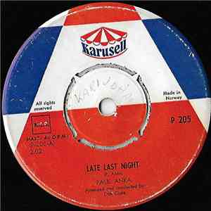 Paul Anka - Late Last Night / I Miss You mp3 album
