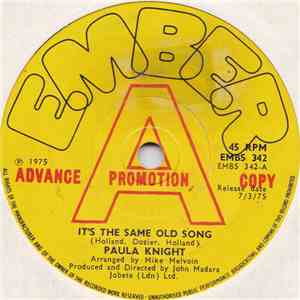 Paula Knight  - It's The Same Old Song mp3 album