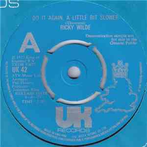 Ricky Wilde - Do It Again, A Little Bit Slower mp3 album