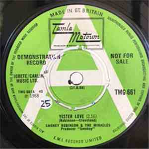 Smokey Robinson & The Miracles - Yester Love / Much Better Off mp3 album