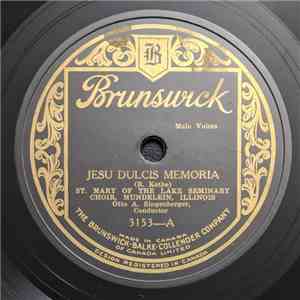 St. Mary Of The Lake Seminary Choir, Mundelein, Illinois - Jesu Dulcis Memoria / O Salutaris mp3 album