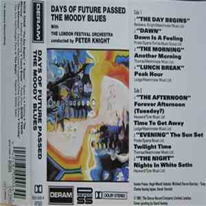 The Moody Blues With The The London Festival Orchestra Conducted By Peter Knight  - Days Of Future Passed mp3 album